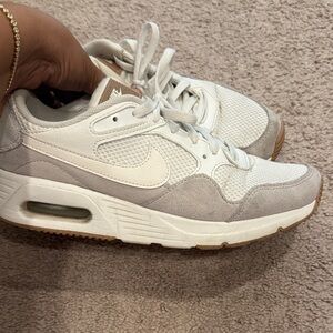 Nike Air White and Gray Sneakers